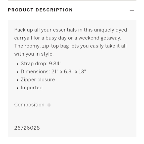 PINK VS Tye Dye Tote Bag NWT - Picture 4 of 4